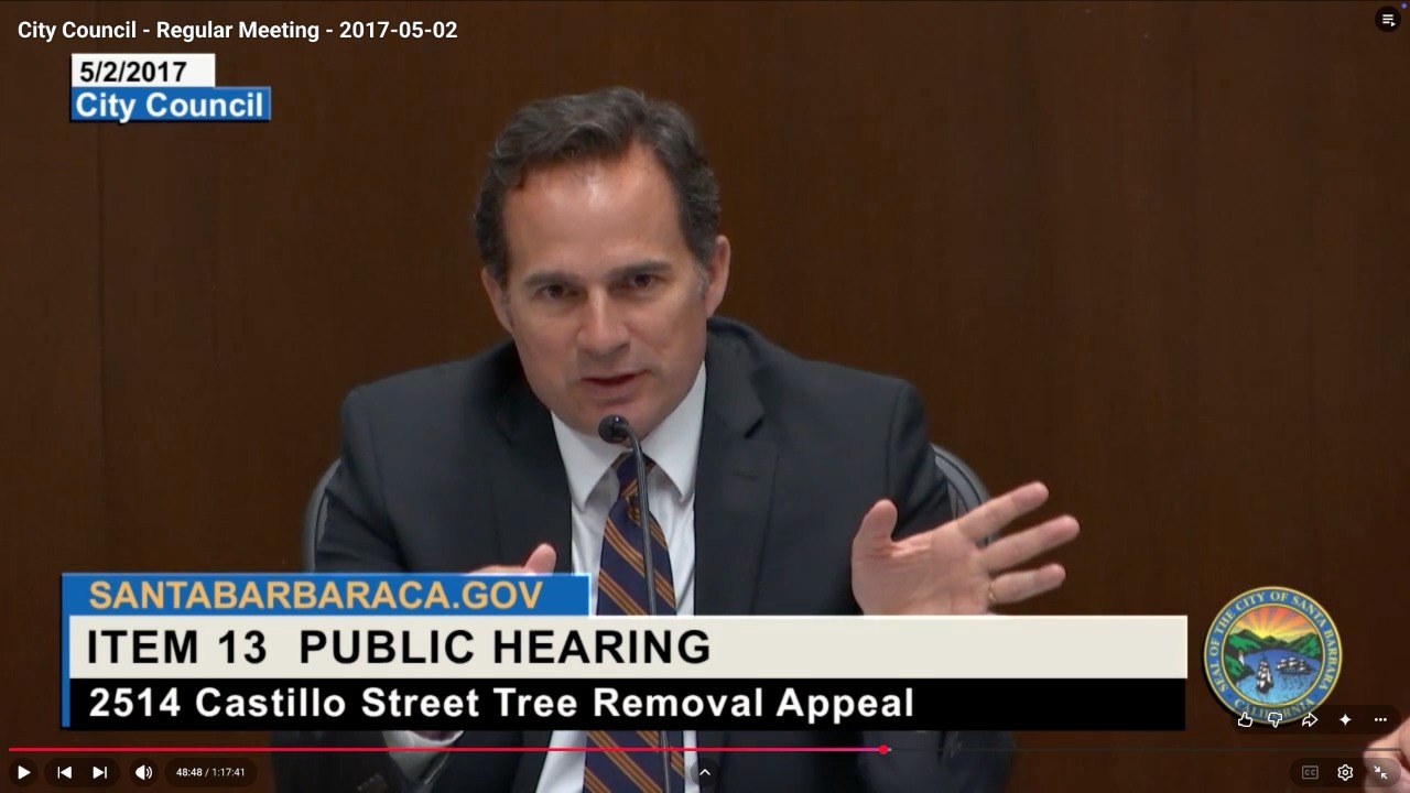 Jason Dominguez at Santa Barbara City Council