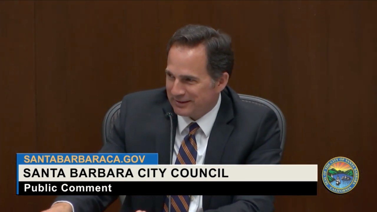 Jason Dominguez at Santa Barbara City Council