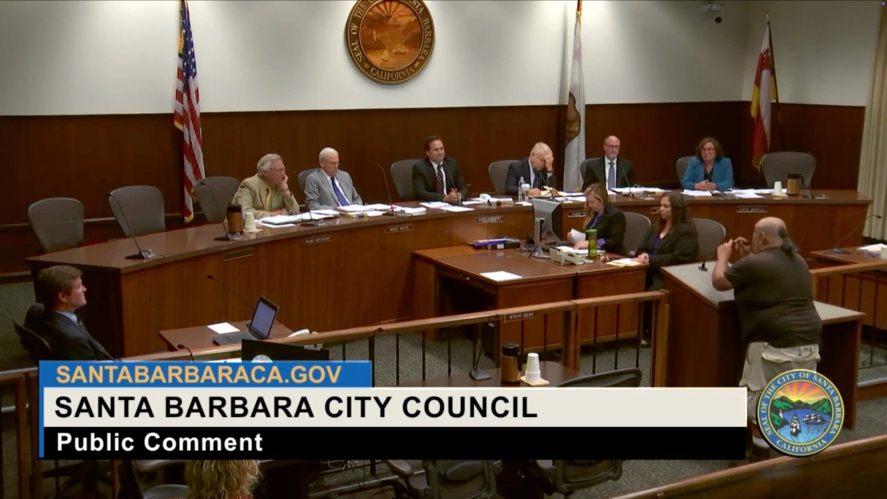Jason Dominguez at Santa Barbara City Council