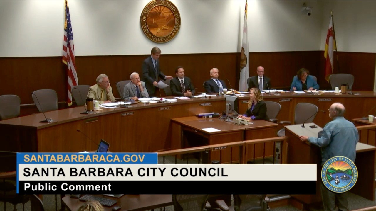 Jason Dominguez at Santa Barbara City Council