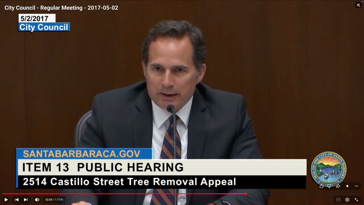 Jason Dominguez at Santa Barbara City Council