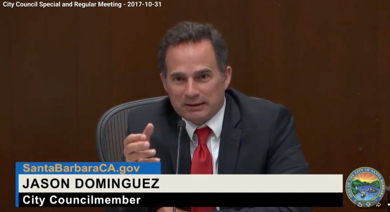 Jason Dominguez at Santa Barbara City Council